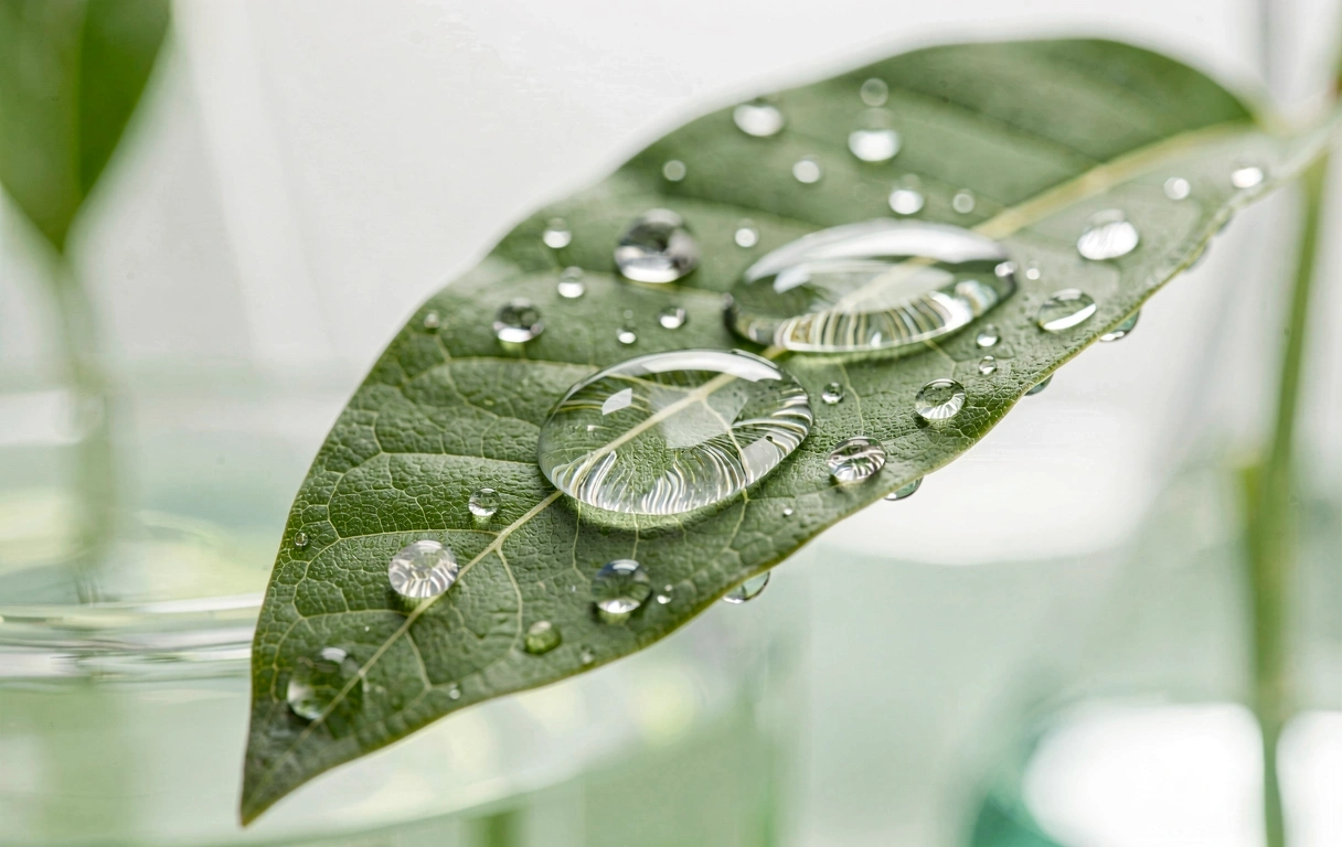 Reinheit und Transparenz visualisiert